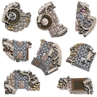 IMPERIAL CHAPEL RUIN BASING KIT X8L