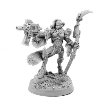 CHAOS RENEGADE SISTER WITH SCYTHE AND GUN