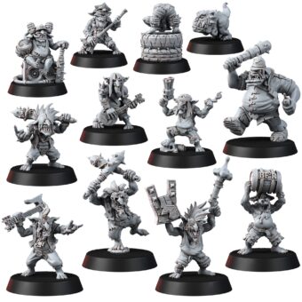 ORK GROTS ROCK FANS CROWD (12U)