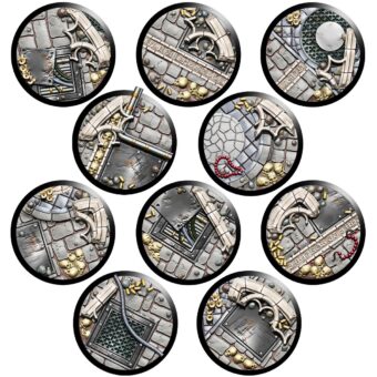 IMPERIAL CHAPEL RUIN BASE SET (32MM) X10