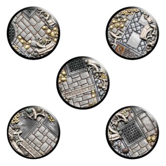 IMPERIAL CHAPEL RUIN BASE SET (40MM) X5 A