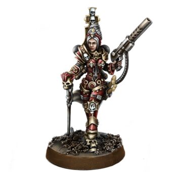 IMPERIAL FEMALE INQUISITOR WITH FLAMER