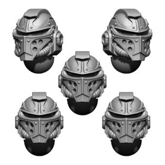 IMPERIAL TEMPLAR HELMET HEADS SET (5U) V3
