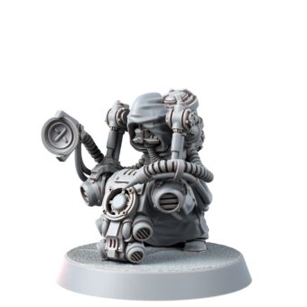 MECHANIC ARMOURY SERVITOR WITH BACKPACK