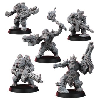 ORK MAD RIDERS YOOFS WITH SHOOTAHS T2
